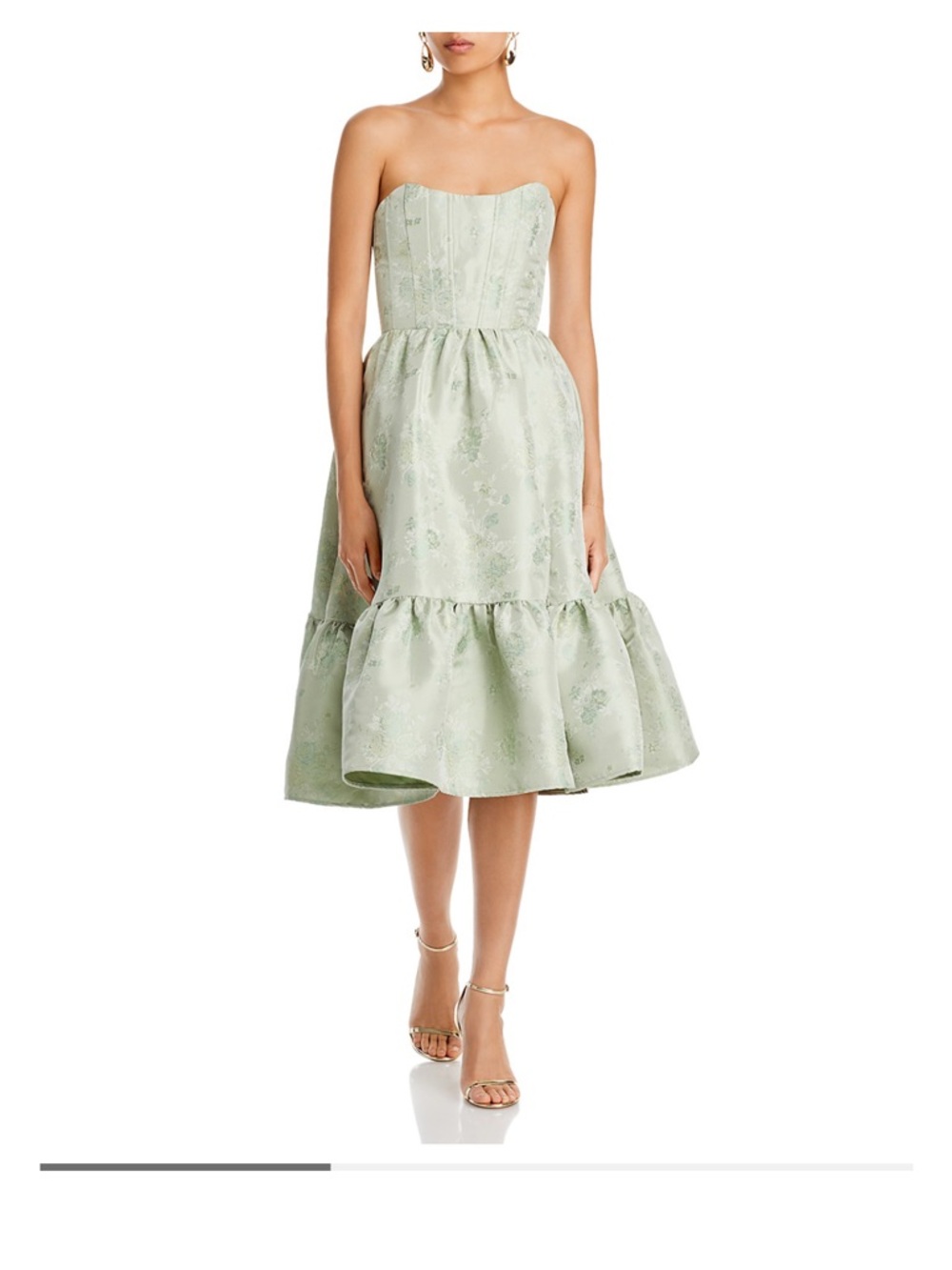 V Chapman Virginia dress in sage - size 0